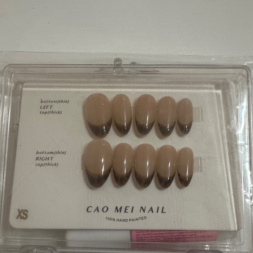 Cao Mei Nail Brown Ombre Press-On Nails